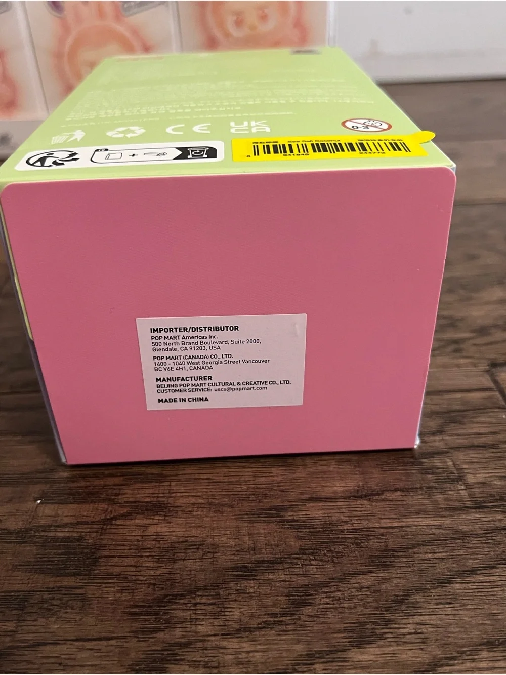 UNOPENED Exciting Macaron Labubu (Sea Salt Coconut)
